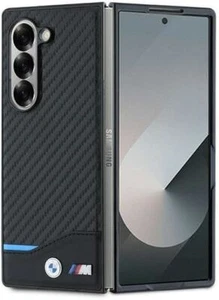 BMW Carbon Case with MagSafe for Samsung Galaxy Z Fold 6 Black - BMHMZFD622NBCK - Picture 1 of 6