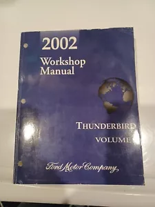 2002 Ford Thunderbird Shop Service Repair Manual Volume 2 - Foto 1 di 13