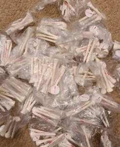 Professional Wooden Golf Tees - ProLength White 2 3/4" - Picture 1 of 3
