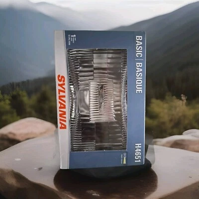 Sylvania H4651 Sealed Beam Headlight Headlamp 4 X 6" H4651 - Image 1 of 2