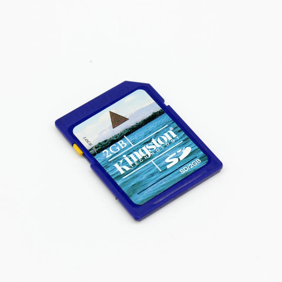 Kingston 2GB SD Card Non HC SD Memory Card 2G For Old Camera/GPS/DV - Image 1 of 3