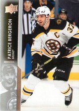 Patrice Bergeron 2021-22 Upper Deck Hockey Series 1 Base Card #13 Boston Bruins