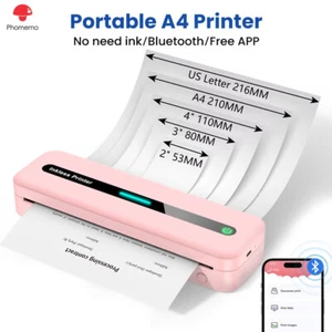 Phomemo M832 A4 Printer Wireless Bluetooth Thermal Travel Printer Inkless Maker - Picture 1 of 8