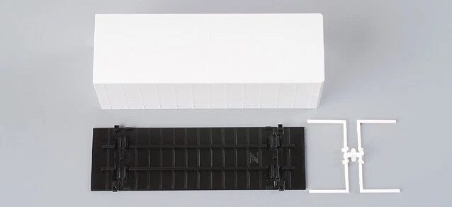 HERPA 081146 Scala HO Cassa mobile lunga 7,82 m. - Contenuto: 2 pezzi - Immagine 1 di 1