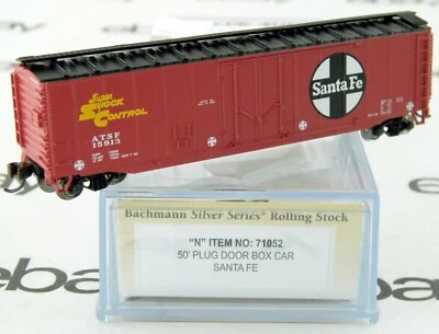 N Scale 50' Plug Door Box Car - Santa Fe #15913 - Bachmann #71052 - Image 1 of 2