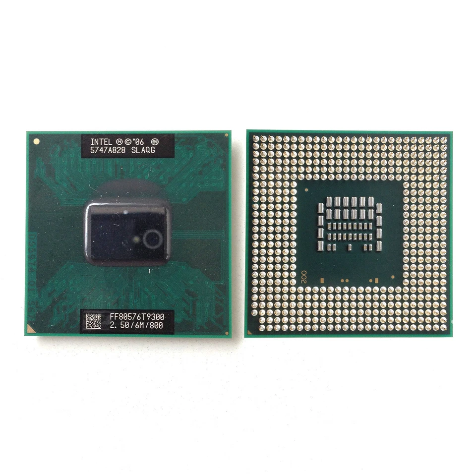 Intel Core 2 Duo Mobile T9300 SLAQG SLAYY 2.5 GHZ 6MB 800MHZ CPU Processor - Image 1 of 1