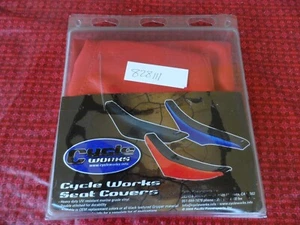 Cycle Works Seat Cover, Gripper RED for Honda XR600R 1988-2000 Models - Bild 1 von 5
