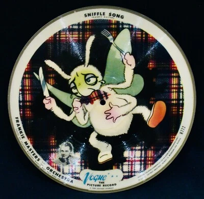 Vogue Picture Disc~#R772~Sniffle Song & All By Myself~Frankie Masters - Image 1 of 2