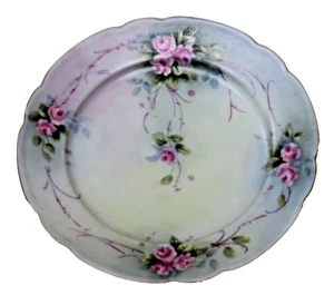 VINTAGE SELTMANN WEIDEN FINE CHINA 7.5” PLATE BAVARIA W GERMANY FLORAL ROSES - Picture 1 of 5