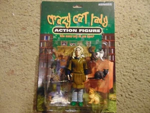 Crazy Cat Lady Action Figure with 6 cats Accoutrements (2004) Unopened Orig Pkg - Picture 1 of 4