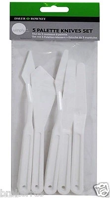 JUEGO DE 5 CUCHILLOS DE PLÁSTICO PALETA 7" kit de artista DALER ROWNEY 845100001 Foto 1 de 2