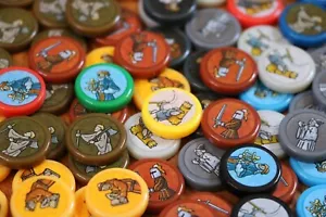 Set di token bit di plastica gioco da tavolo Orleans aggiornato completo nuovo aggiornamento promozionale - Foto 1 di 4