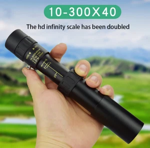 4K 10-300X40mm Professional Super Telephoto Zoom Monocular Quality Foldable - Imagen 1 de 1