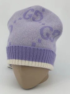 Nuevo Luxury Original GUCCI Gorro Cap Mujer -Talla M -57 cm- 676827-5478 Cachemira - Imagen 1 de 19