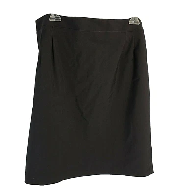 Falda recta marca Attention talla 18 totalmente forrada, cremallera lateral, abertura trasera negra Foto 1 de 3