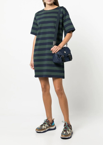 Abito Tory Burch in jersey a righe taglia L 10 12 (nuovo con etichette) 298€