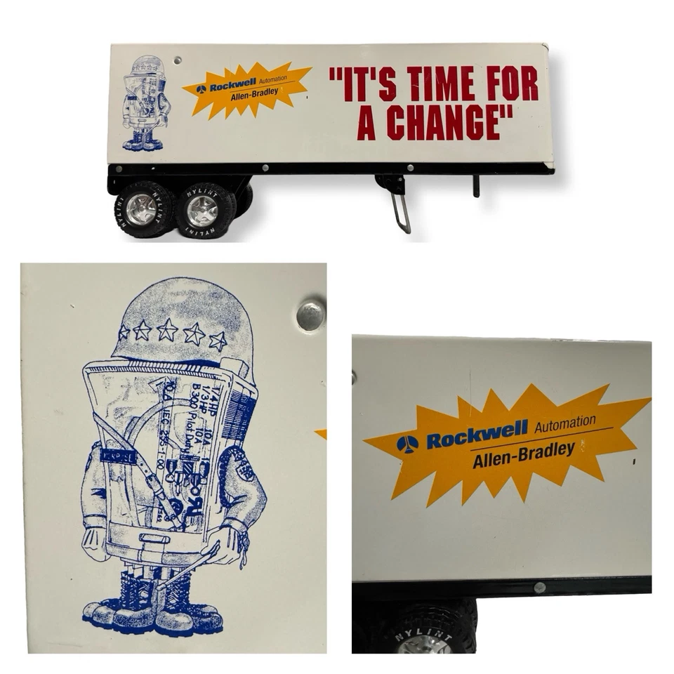 Vintage Nylint Trailer Rockwell Automation Allen-Bradley Advertising 16” Steel - Image 1 of 4