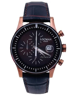 Reloj Locman Island Cronógrafo Goma/Titanio 40Mm 620Bbnipl/375 Descuento Nuevo Foto 1 de 4