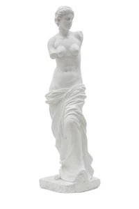 Figura Clásica Escultura Romana Réplica Venus De Milo Estatua Blanca H 49 Cm - Imagen 1 de 7
