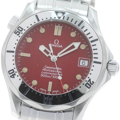 Reloj automático para niños OMEGA Seamaster300 Marui Limited 2552,61 esfera roja_886272 Foto 1 de 4