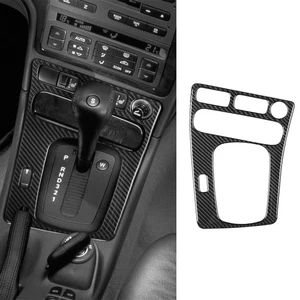 Soft Carbon Fiber Central Control Gear Shift Panel Cover for Saab 9-5 1999-2005 - Picture 1 of 19