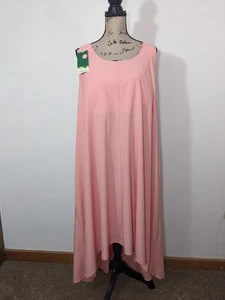 NEW Halara Breezeful Racerback High Low Flowy Midi Quick Dry Dress Blossom 3X - Picture 1 of 14