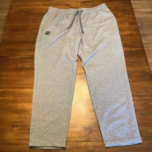 Under Armour Men's Pitch Grey Light Heather/Onyx White UA Rival Fleece Pants 2XL - Picture 1 of 5