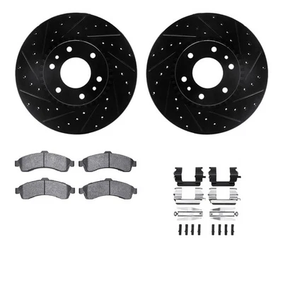 For Chevy Trailblazer EXT 02-05 Brake Kit Drilled & Slotted Front Brake Kit w - Image 1 of 3
