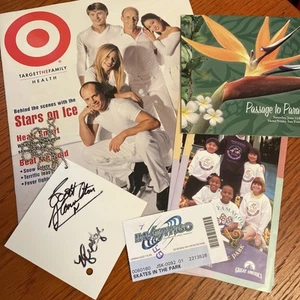 Scott Hamilton Autograph & Ephemera Lot 1998 Skates in the Park ~ Yamaguchi - Bild 1 von 6