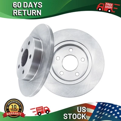 Rear Replacement Brake Rotors (Premium Grade) for Chevrolet Cobalt 2005-2008 Foto 1 de 4