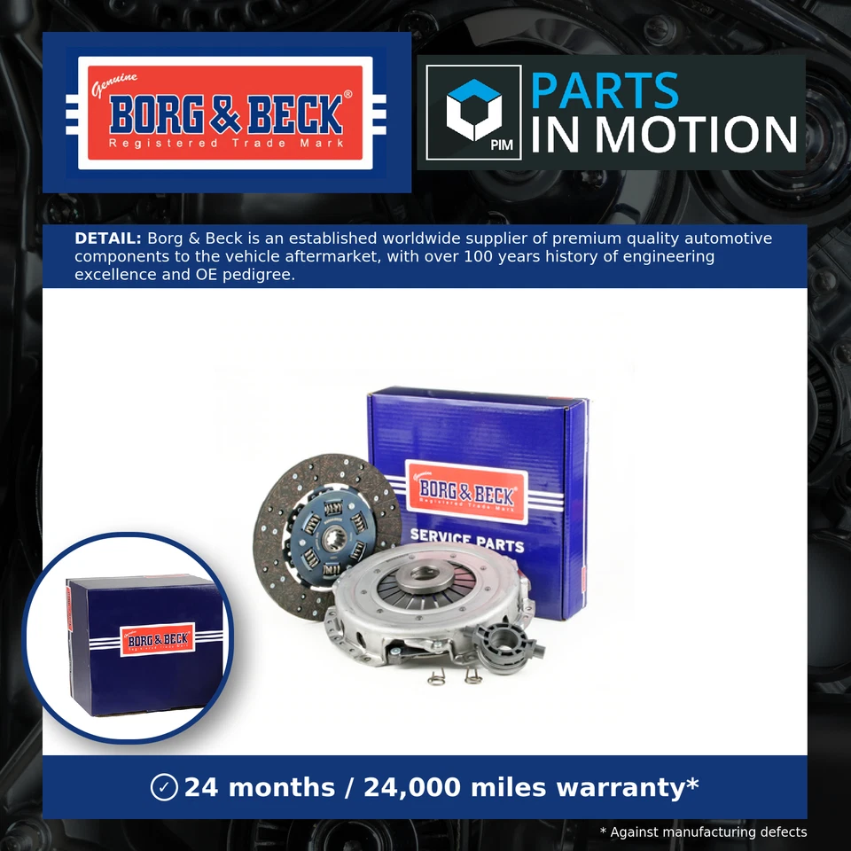 Clutch Kit 3pc (Cover+Plate+Releaser) fits DAIMLER SOVEREIGN 4.2 69 to 79 B&B — 第 1/4 张图片