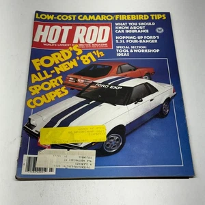 Vintage Hot Rod Magazine March 1981 FORDs All NEW Sport Coupes Camaro Firebird - Picture 1 of 2