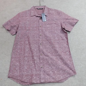 Travis Mathew Shirt Medium Red Heather Roadhog NEW - Picture 1 of 7