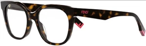 NEW Fendi FE50023I-052-51 Eyeglasses 51mm 100% Authentic - Picture 1 of 2