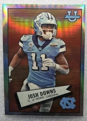 2022 Bowman University Chrome 1952 Bowman #52BF-28 Josh Downs - Image 1 of 2