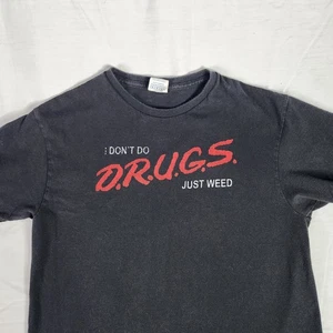 Camiseta De Colección DARE DRUGS Paridy Weed Talla Med - D.a.r.e. - Y2k Delta - Imagen 1 de 7