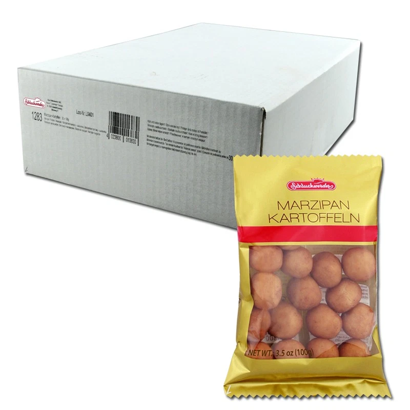 (12,32€/1kg) Schluckwerder Marzipan-Kartoffeln, 30 Beutel - Bild 1 von 1