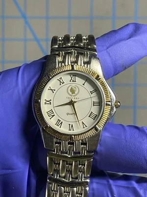 Кварцевые наручные часы Caesars Palace нержавеющая сталь сзади Япония казино отель - Изображение 1 из 4