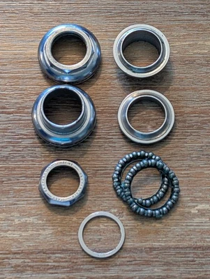 Auriculares Campagnolo Nuovo Record de colección 1 pulgada roscada inglés Erioca Foto 1 de 4