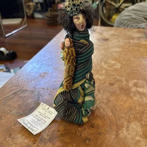 Handmade Artist Doll by Mischa Spears Norwegian Hat Lady ** 1 Of Kind* - Picture 1 of 8