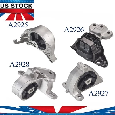 4x Engine Motor & Transmission Mount for Chrysler Town & Country Dodge Caravan - Image 1 of 4