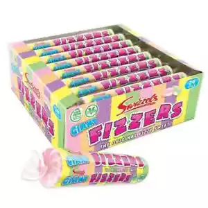SWIZZELS GIANT Fizzers Rolls - VEGAN - Retro Sweets PARTY WEDDING KIDS Valentine - Picture 1 of 2