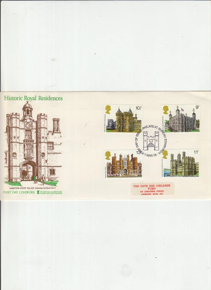 British First Day Cover British Architecture 1/3/1978 -Edinburgh - Image 1 of 1