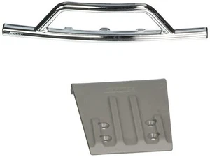 RPM Front Bumper and Skid Plate for 2WD Slash, Nitro Slash, Chrome 80953 - Picture 1 of 1