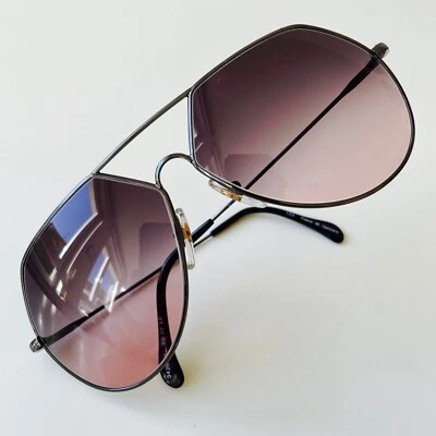 Vintage ALPINA TR6 Steel Grey Sunglasses W. Germany Full Rim TR3 TR4 M1 M6 Large Foto 1 de 4