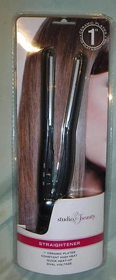 Plancha plancha de pelo Studio 35 Beauty 1" placas de cerámica nueva en paquete Foto 1 de 3