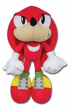 Classic Knuckles Great Eastern GE Animation Sonic Plush Red 9 inch