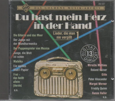 Du hast mein Herz in der Hand CD NEU Mireille Mathieu Roland Kaiser Gitte Freddy - Bild 1 von 2
