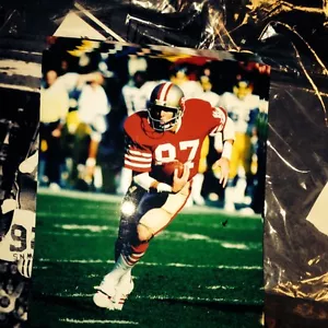 FOTOGRAFÍA 8X10 DWIGHT CLARK SAN FRANCISCO 49ERS NFL 3 - Imagen 1 de 1