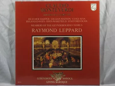 Monteverdi - Madrigali Libro 8 - Raymond Leppard - 3LP Box Set Philips 6768 175 - Image 1 of 4